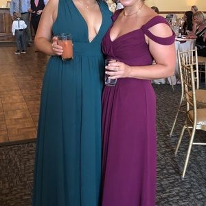 Lulus Heavenly Hues Forrest Green Formal Dress